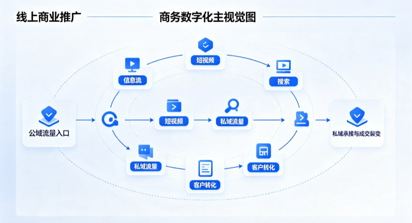 内乡县线上商业推广怎么做？全域流量闭环搭建与低成本转化实战指南